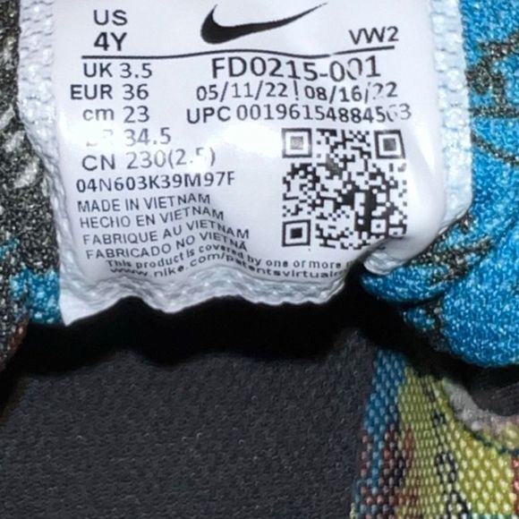 Nike Kyrie Flytrap 6 (GS) Black/White/Tour Yellow/University Red Sneaker Size 4 - Picture 7 of 8